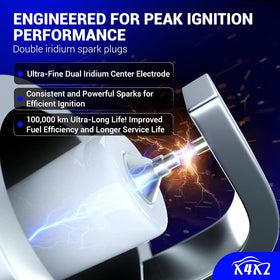 X4XZ product label with OE cross references ensuring correct part match and compatibility
