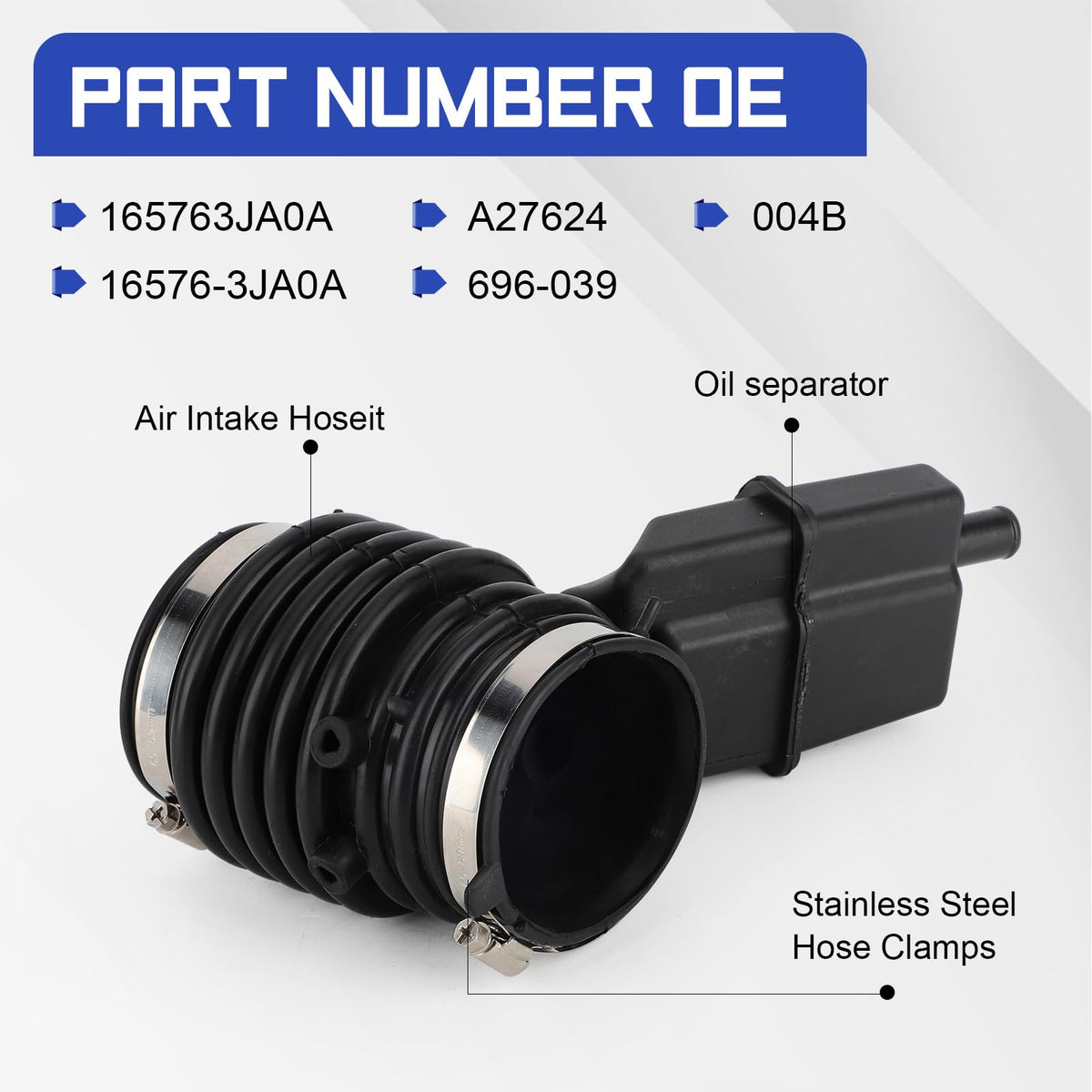 X4XZ label showing OE numbers for easy compatibility confirmation benefit