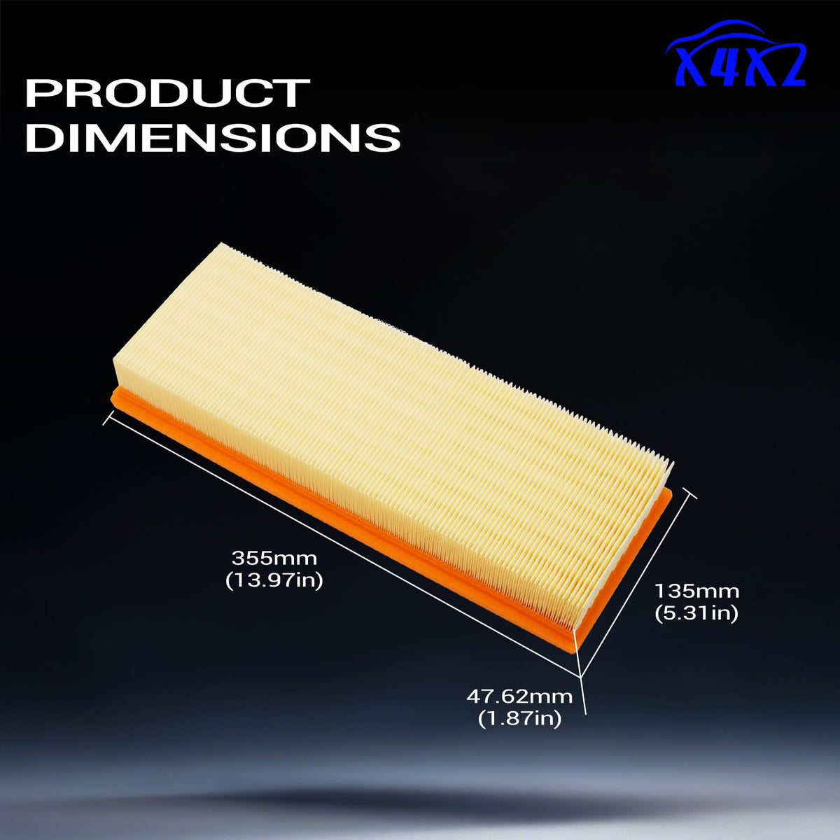 X4XZ product label showing OE numbers for accurate part matching benefit