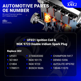 X4XZ product labels and part numbers clearly visible for fitment verification benefit