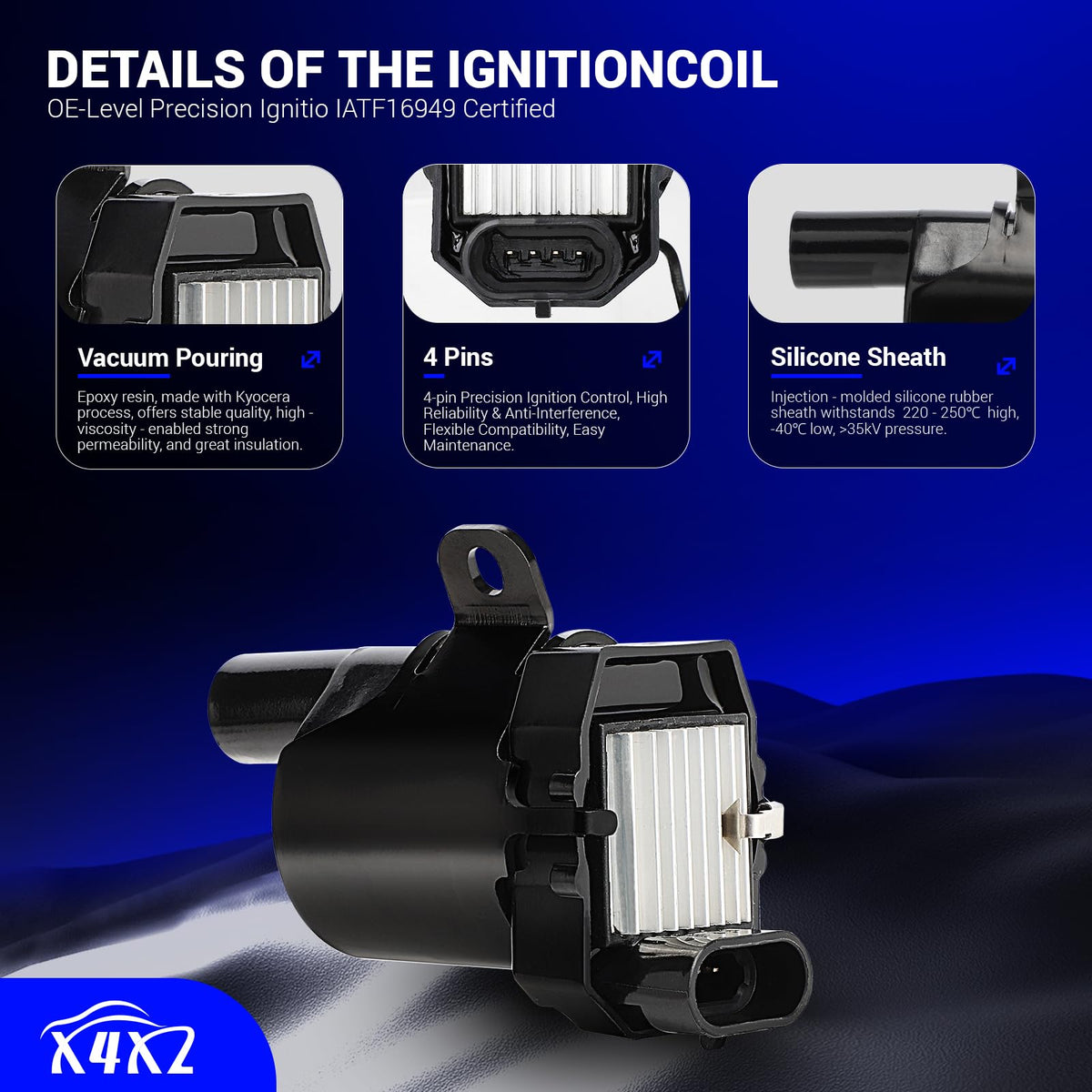 X4XZ product labels and part numbers display compatibility verification benefit