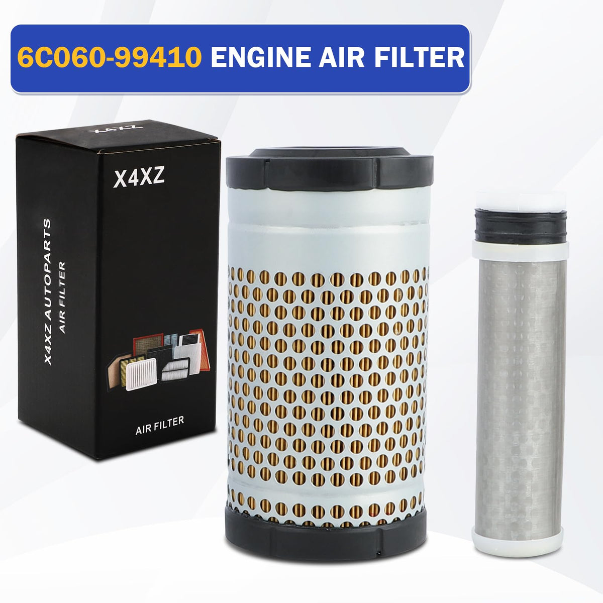 X4XZ lifestyle field equipment shot showing filters protecting working machinery