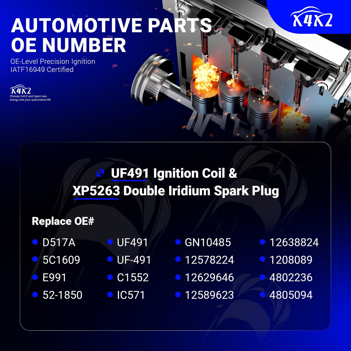 X4XZ in-garage installation scene, illustrates easy DIY replacement