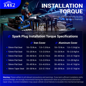 X4XZ spark plug in garage installation scene suggesting DIY install simplicity and satisfaction