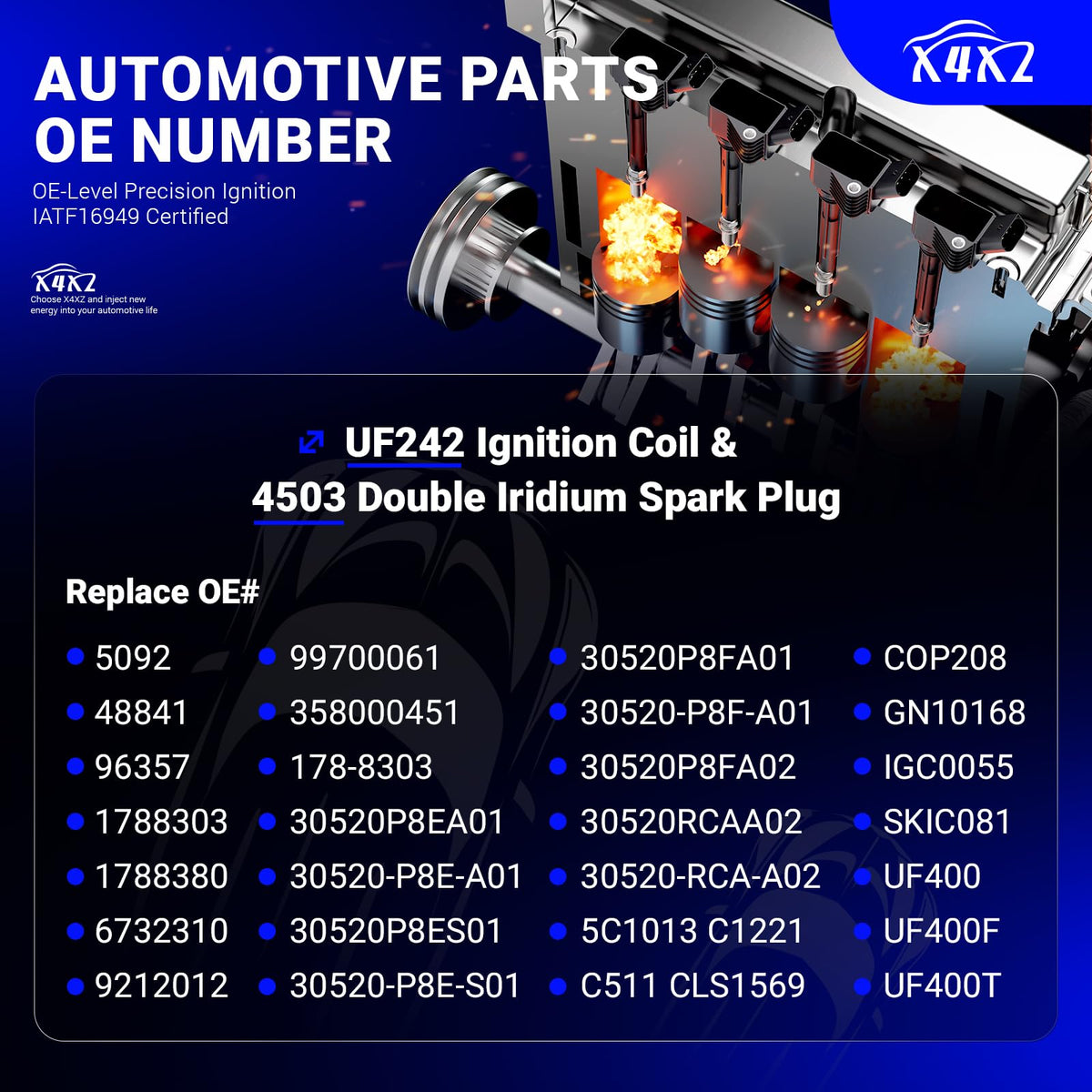 X4XZ garage installation scene showing a technician replacing coils for restored drivability