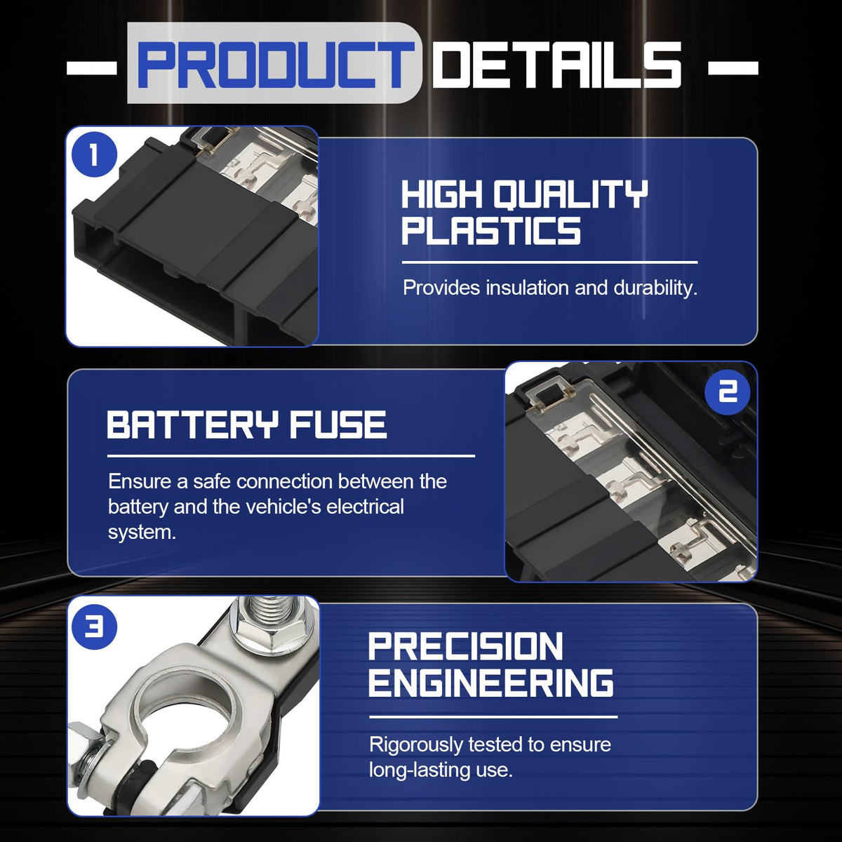 X4XZ materials texture showing heat-resistant plastic and alloy for durability