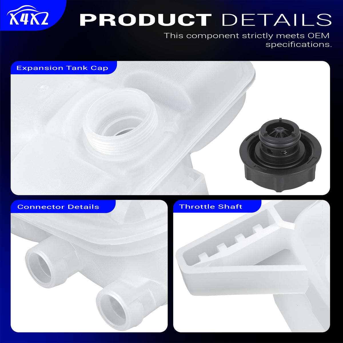 X4XZ molded hose ports detail for durable connections and leak prevention