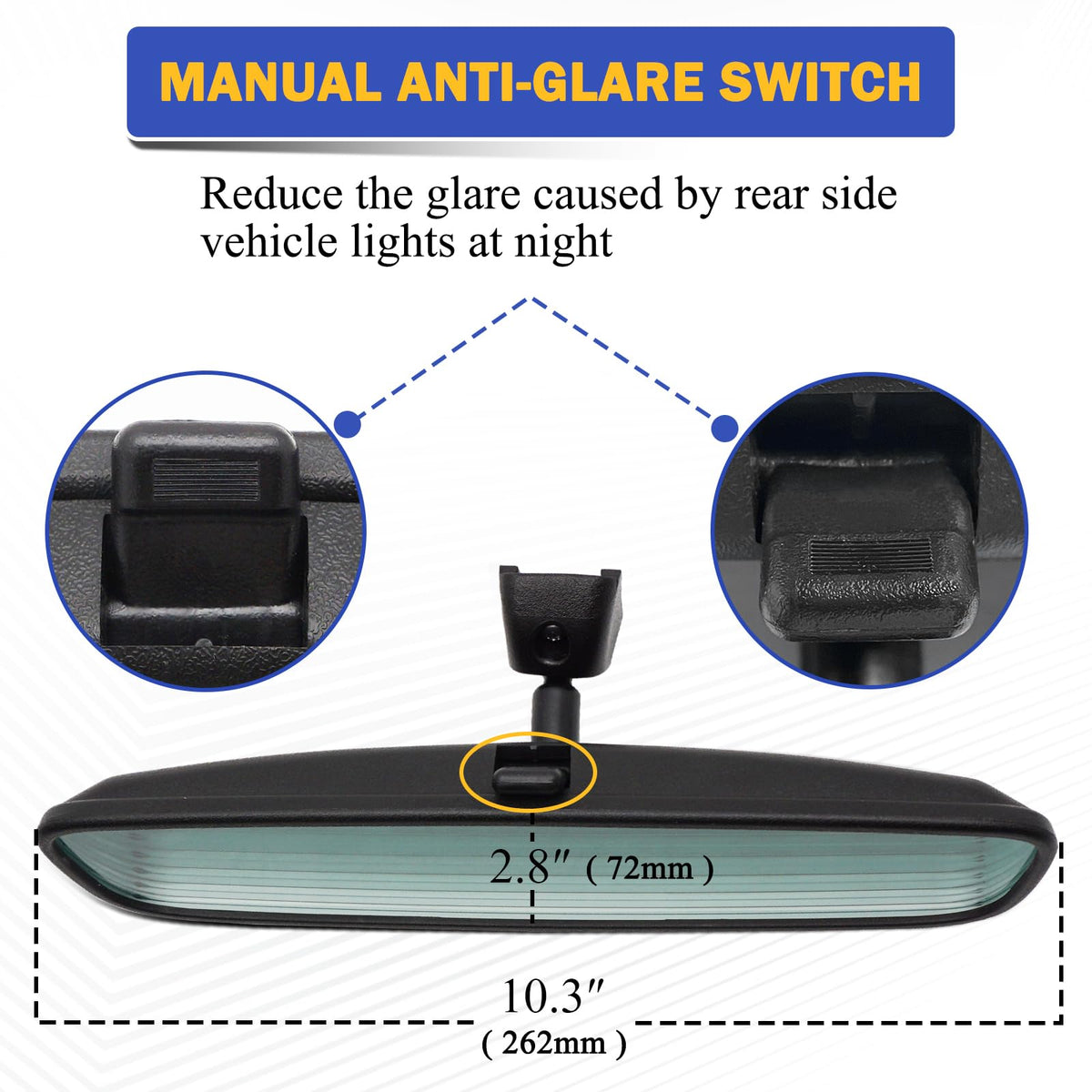 X4XZ night view demonstrating anti-glare reduction for safer driving
