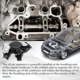 X4XZ oil separator with bolt nuts kit laid out for easy installation benefit