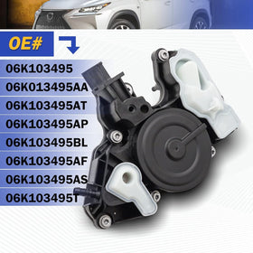 X4XZ oil separator label showing compatible OE numbers for confident match