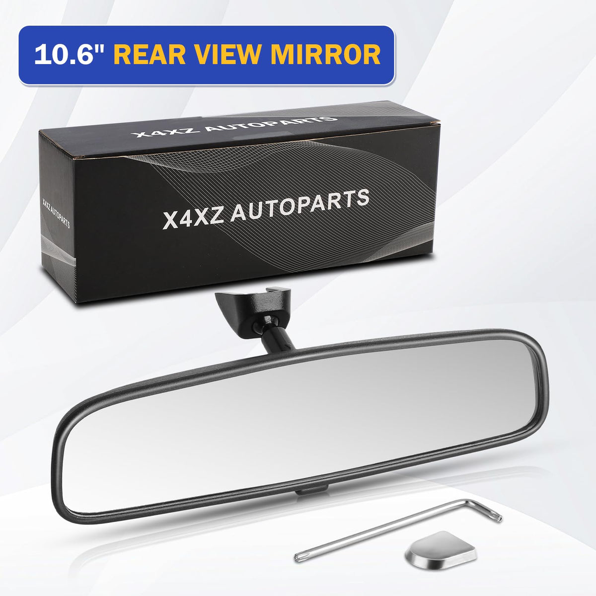 X4XZ product box and mirror ready for delivery and quick install