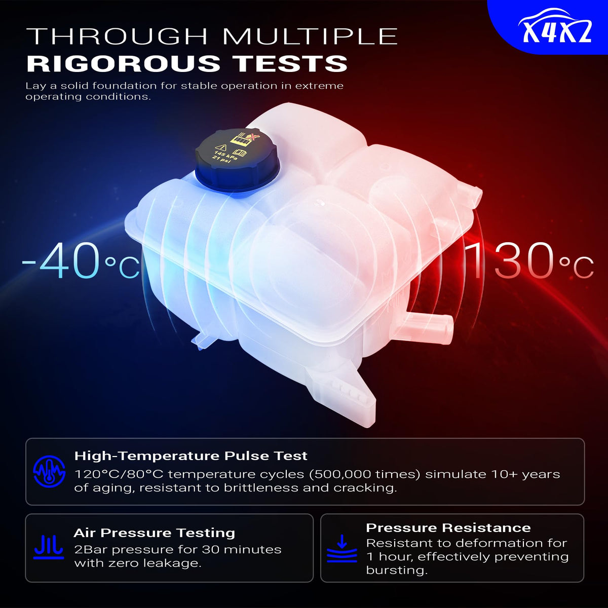 X4XZ packaged kit with reservoir and cap ready for replacement benefit