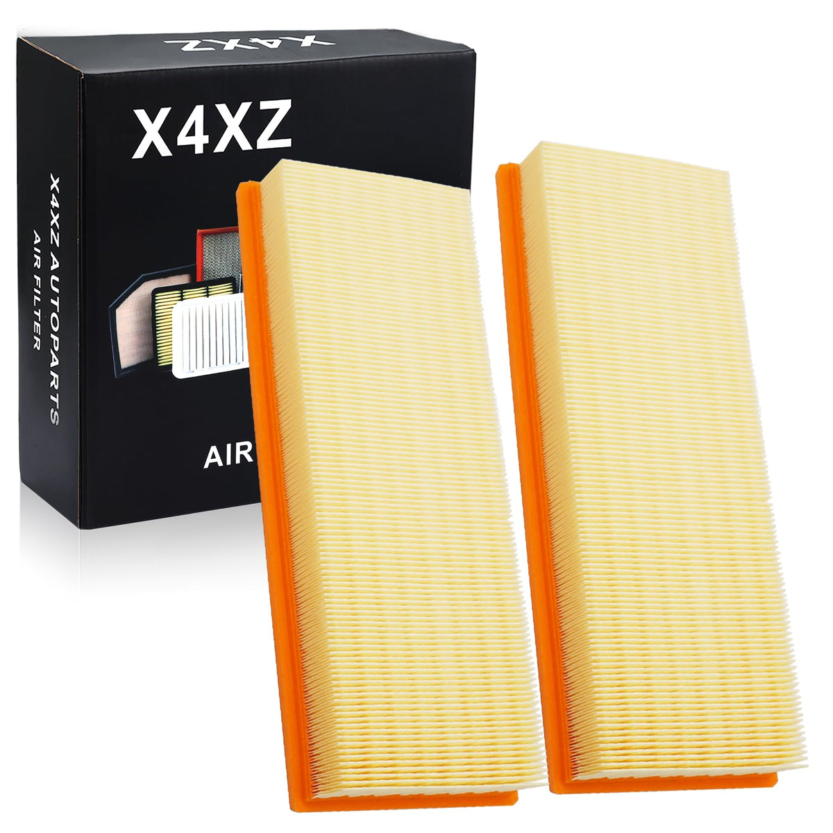 X4XZ box with filter and paperwork showing everything included and ready-to-install