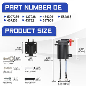 X4XZ primer choke solenoid installed on outboard demonstrating reliable starts benefit