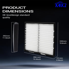 X4XZ removal tool beside filter to assist quick extraction