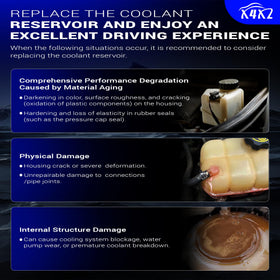 X4XZ reservoir installed in engine bay restoring proper overflow function
