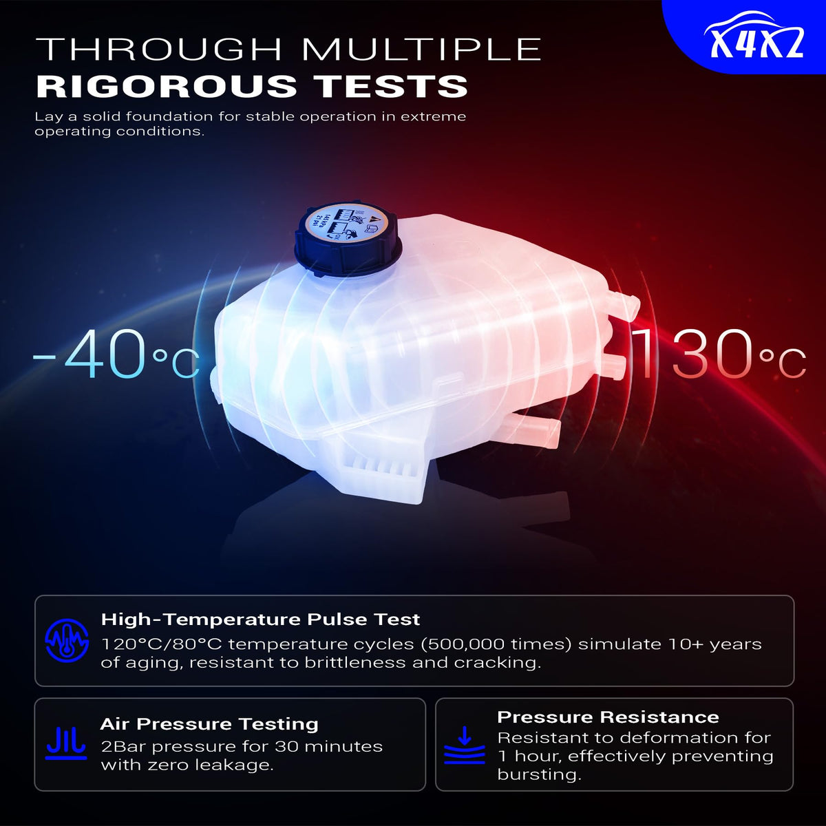 X4XZ reservoir side profile demonstrating compact durable design benefit