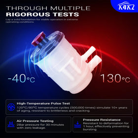 X4XZ suction hose connection demonstrating snug fit and reliable flow