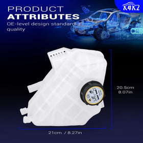 X4XZ reservoir installed under hood improving cooling system reliability
