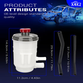 X4XZ reservoir with connectors and clamps ready for straightforward installation