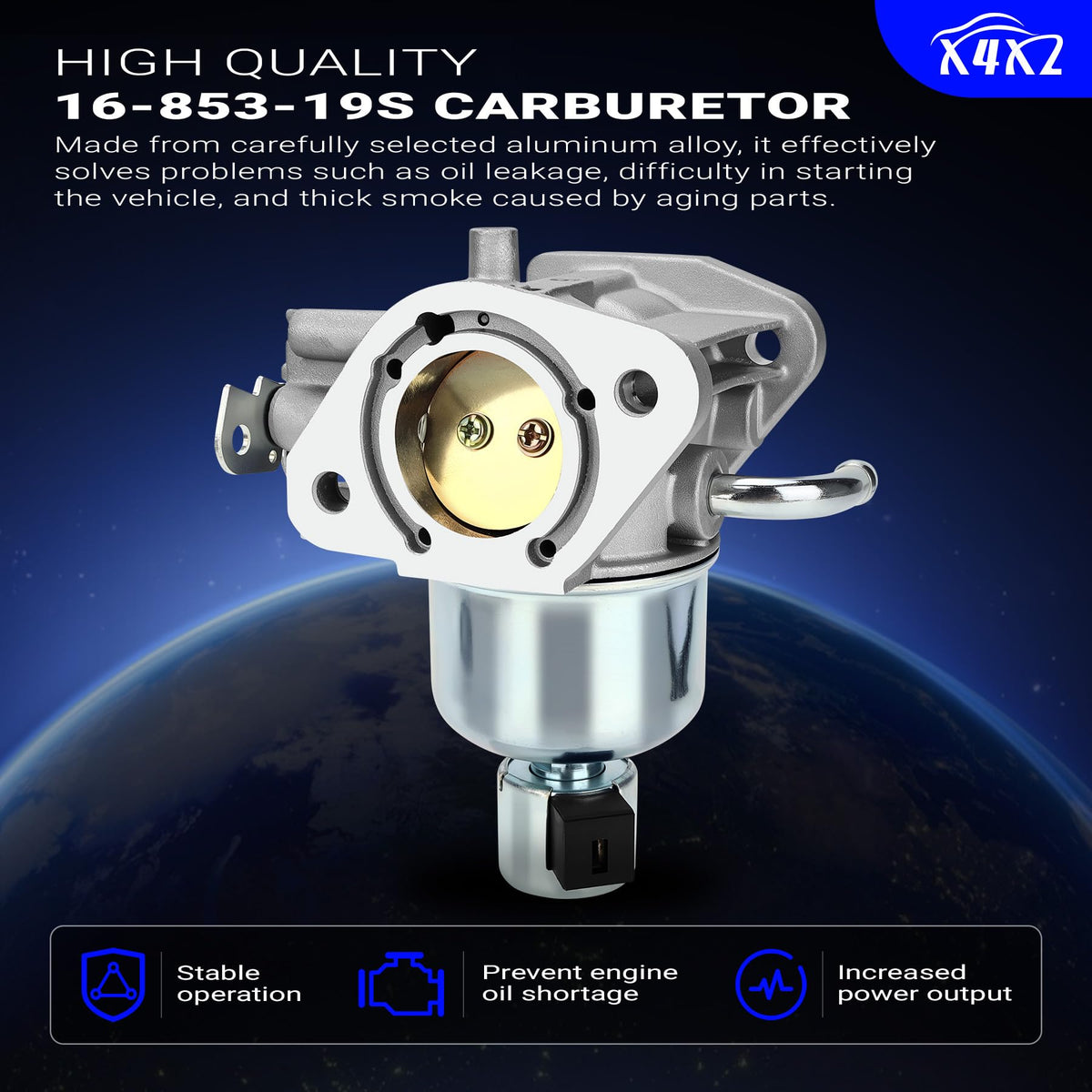 X4XZ spark plugs and carbon brush kit for easier ignition and cleaning