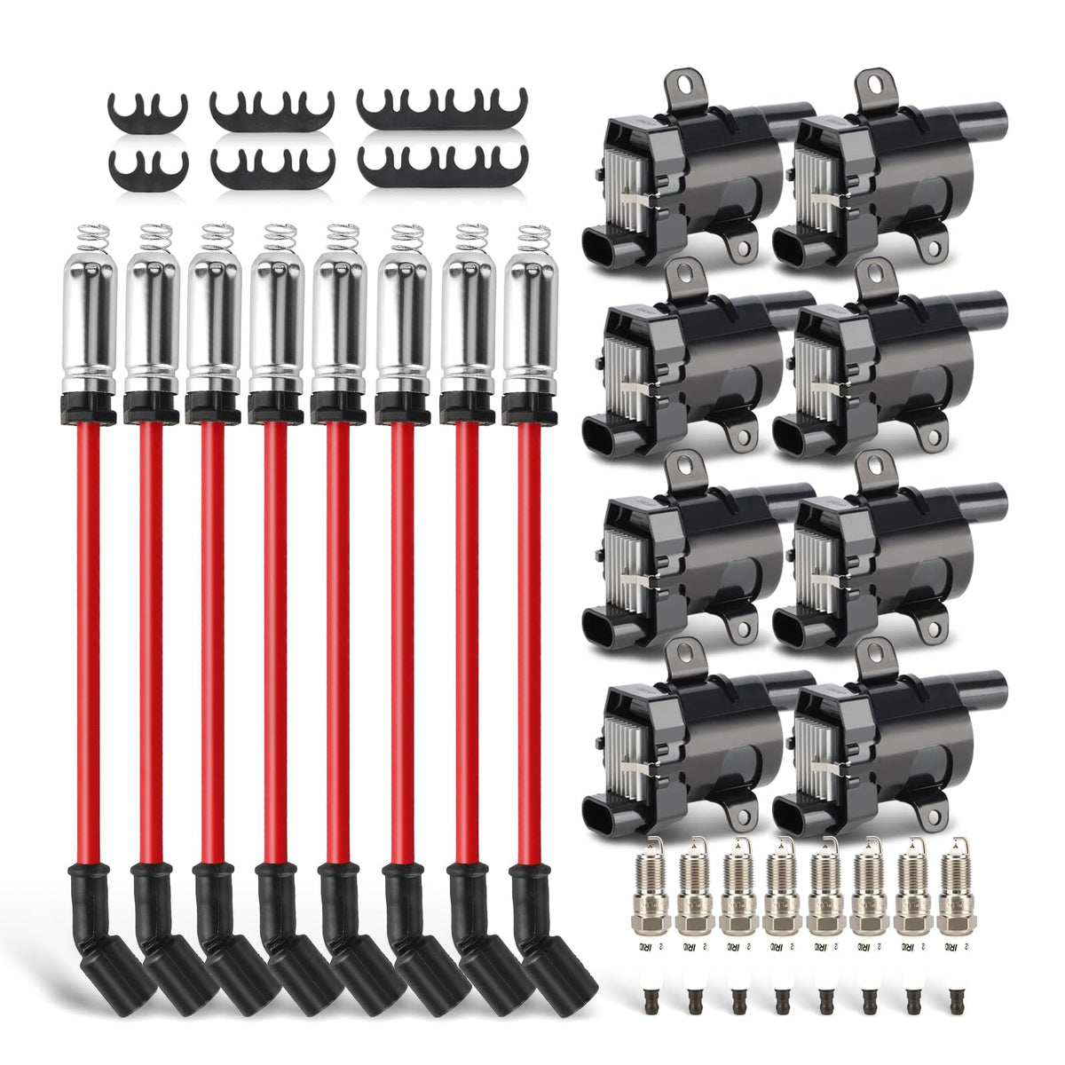 X4XZ UF262 ignition coils front packaging shows complete kit benefit