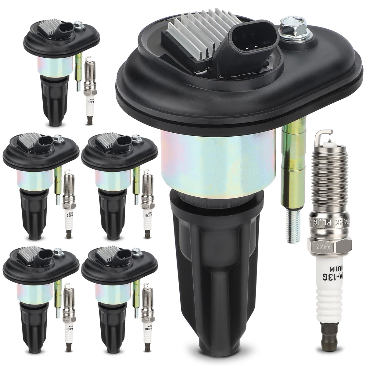 X4XZ front packaging showing complete coil and plug kit for easy identification and fit