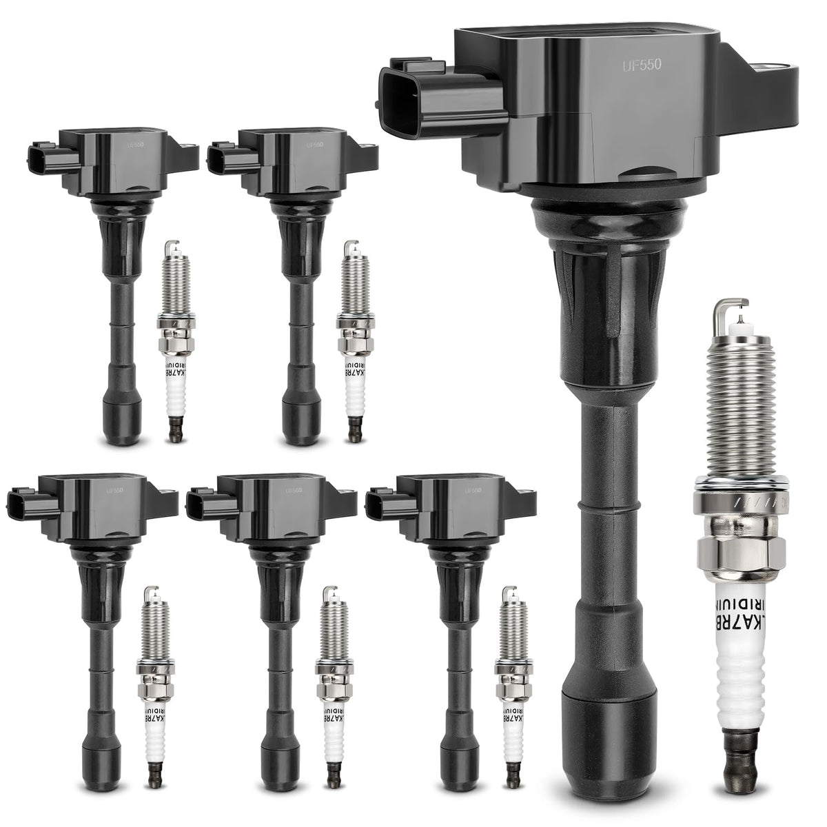 X4XZ UF550 ignition coil pack front view showing fitment and durability benefits