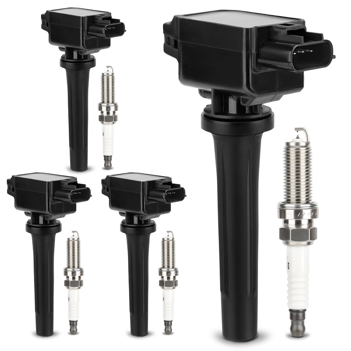 X4XZ front packaging showing full coil and spark plug kit benefits