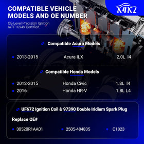 X4XZ ignition coil close detail highlighting durable materials and reliability