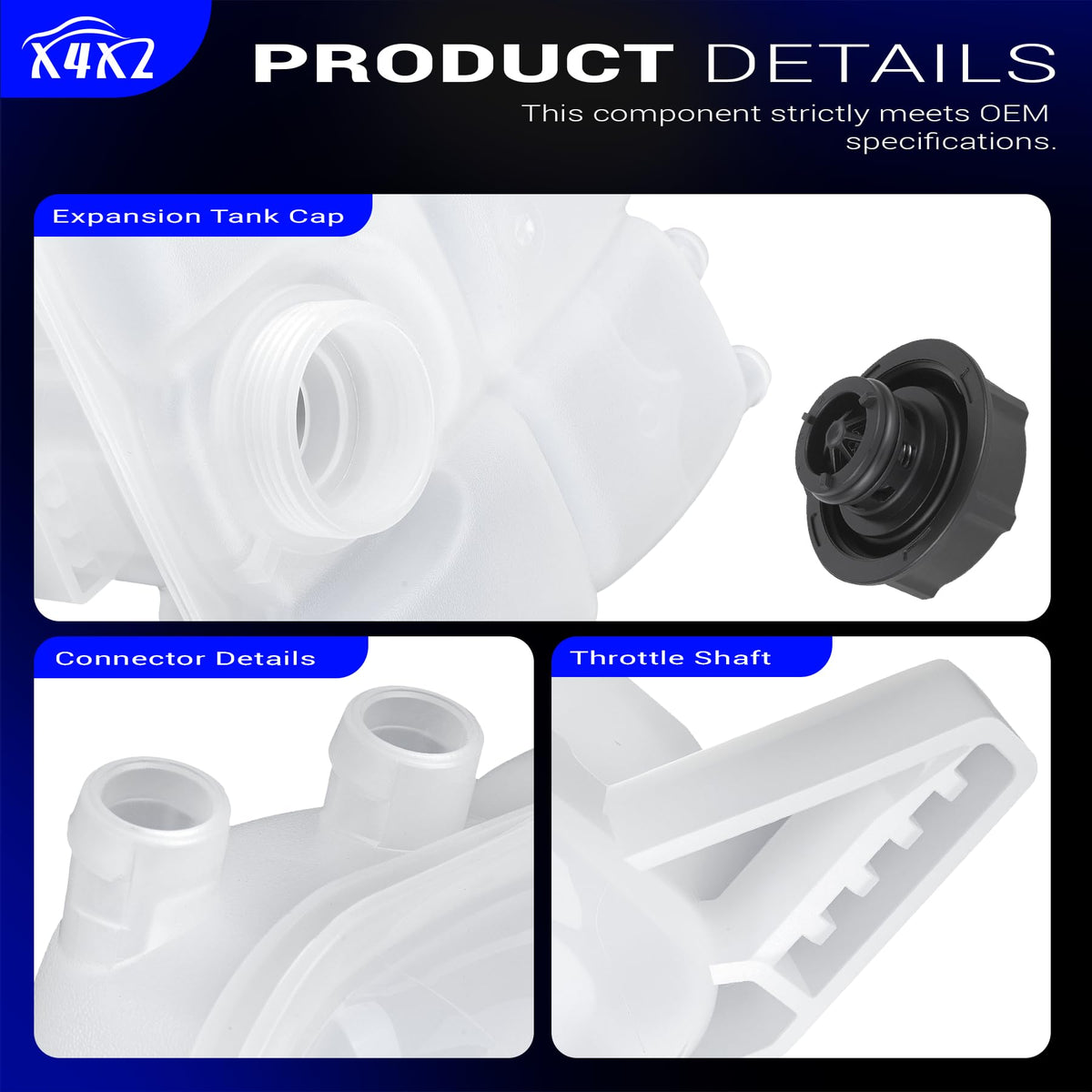 X4XZ showing hose connection points for straightforward replacement benefit