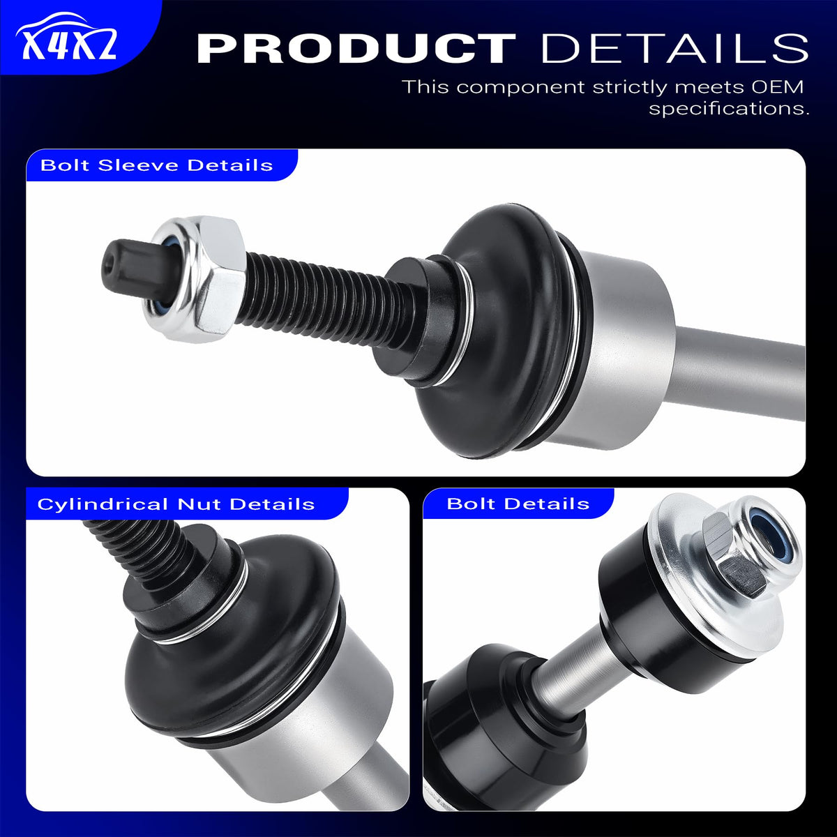 X4XZ wrench flats and Allen key view for easier installation and secure fit