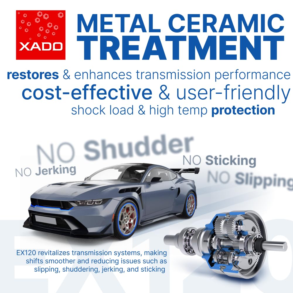 Technician adding XADO to a CVT, improving shift stability benefit