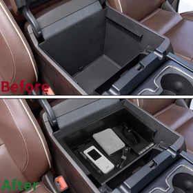 Xaido removable armrest tray removed for cleaning and convenient small-item sorting