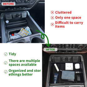 Xaido side profile in console demonstrates sturdy ABS fit and secure seating