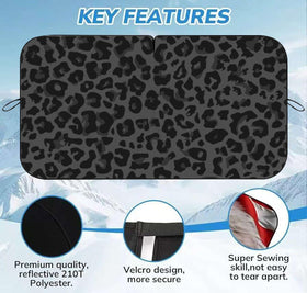 XAVOY installed on windshield protecting dashboard and steering wheel
