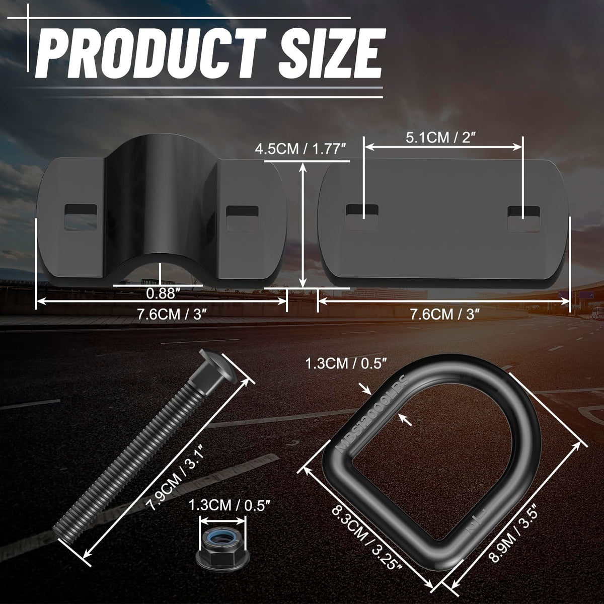 XaXmTee galvanized and powder-coated finish close-up resisting rust for long-lasting performance
