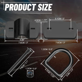 XaXmTee galvanized and powder-coated finish close-up resisting rust for long-lasting performance