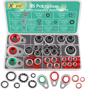 XBVV front view of kit case showing organized gasket assortment for fast access
