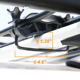 XCAR close-up of welded mesh base highlighting strength and secure load support