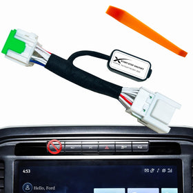 xcarpad front module showing connector ports and compact housing for easy install