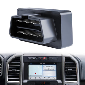xcarpad front packaging showing compatible Ford F150 models and easy install benefits