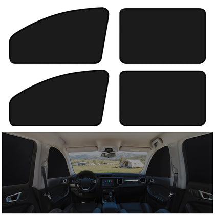 XCBYT front packaging showing four blackout shades and quick install benefit