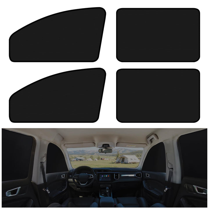 XCBYT front packaging showing four blackout shades and quick install benefit