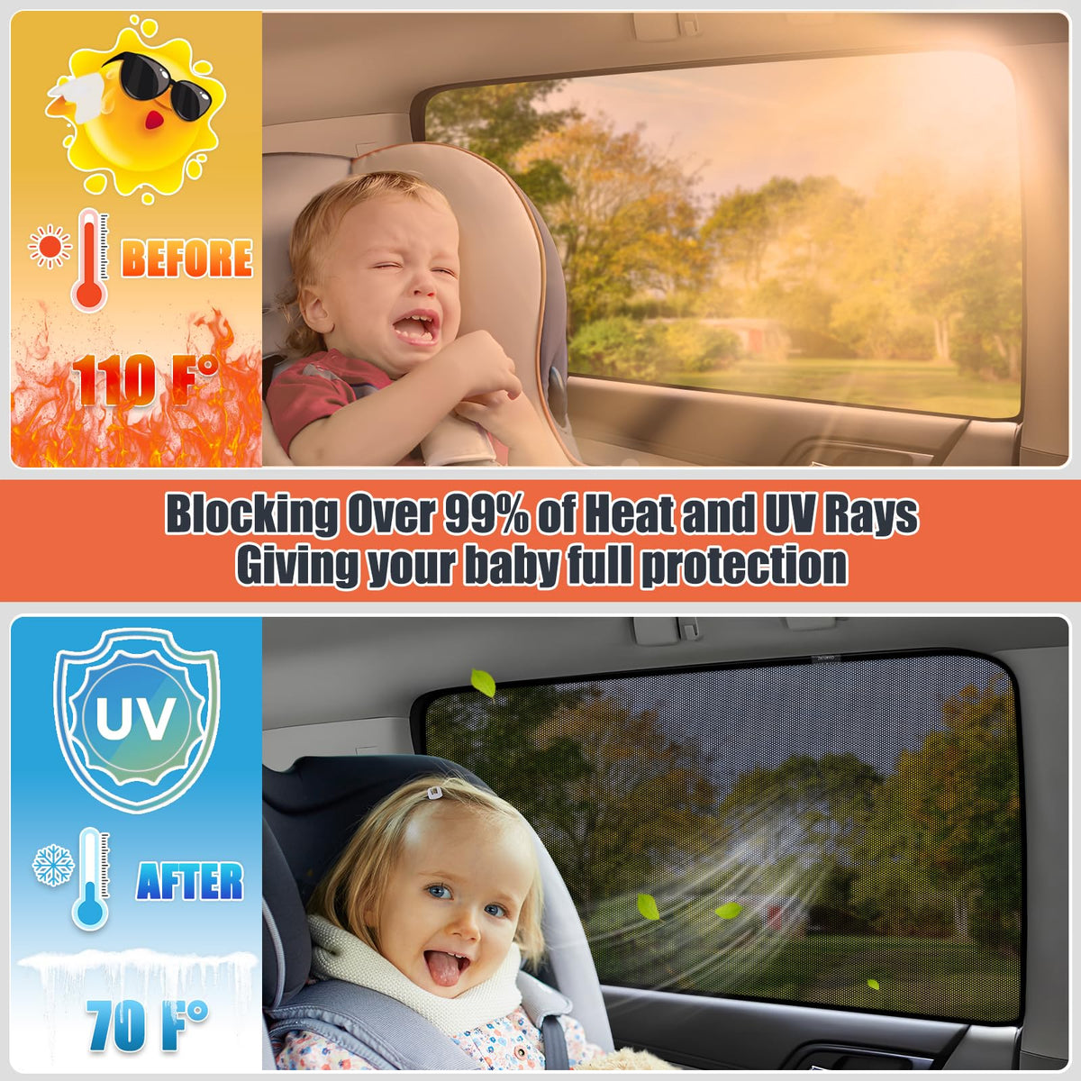 XCBYT installed on front passenger window showing reduced glare and maintained visibility