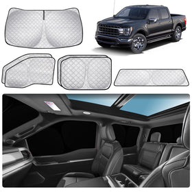 XCBYT front view of full 6-pack shade kit showing complete set and benefit of coverage