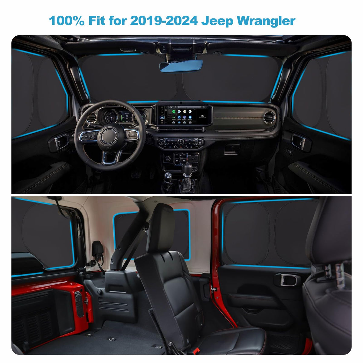 XCBYT passenger side shade in place offering privacy and UV protection