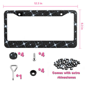 XCLPF close-up of 14-facet clear glass rhinestones highlighting reflective brilliance