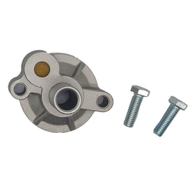 XDF adapter installed on Chevy block demonstrating simplified oil filter access