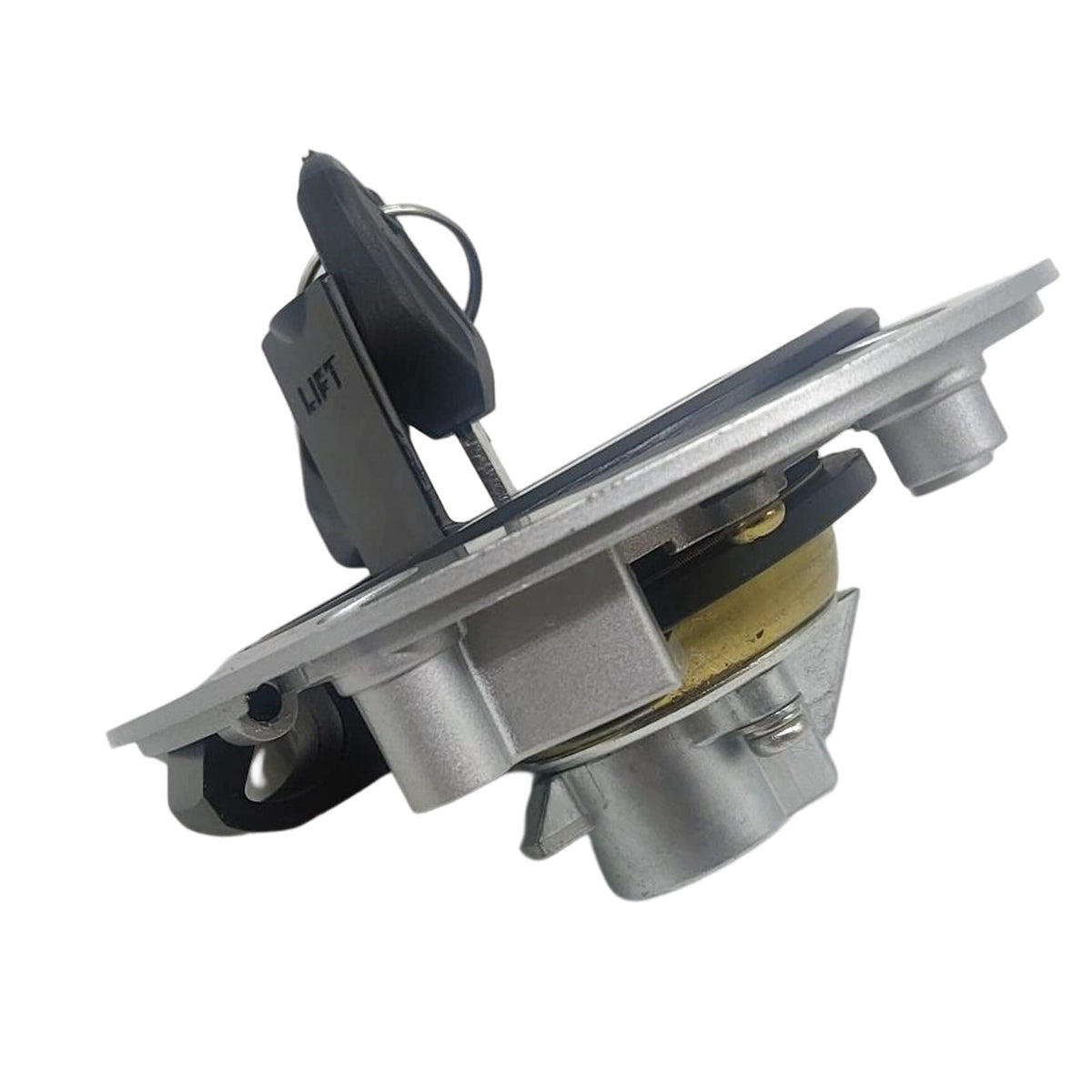 XDF fuel cap installed on GSXR demonstrating direct-fit restoration benefit